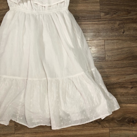 Sofia Eyelet Off-the-Shoulder Midi Dress EUC - Picture 8 of 11